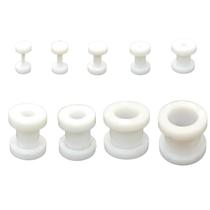 Brincos Alargador de orelha Acrilico Tamanho 1mm A 12mm Túnel 1 Par