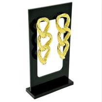 Brincos Argolas Encadeadas Banho De Ouro 18k 1127 Brincos Argolas Encadeadas Banho De Ouro 18k 1127