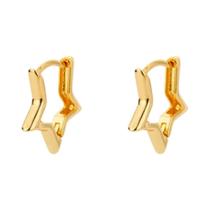 Brincos Argolas Quadrados em U de Aço Inoxidável - Joias Luxo Femininas para Casamento