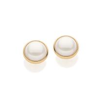 Brincos banhado ouro 3x 24k 18k e 22k feminino pequenos solitário redondo pérola rommanel 525291 Brincos banhado ouro 3x 24k 18k e 22k feminino pequenos solitário redondo pérola rommanel 525291