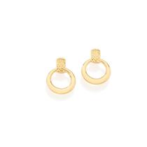 Brincos banhado ouro 3x 24k 18k e 22k feminino rommanel pequenos círculo vazado 524677