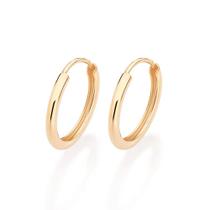 Brincos banhado ouro 3x 24k 18k e 22k femininos argola pequenos rommanel 527165