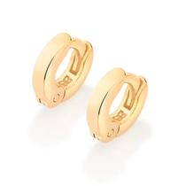 Brincos banhado ouro 3x 24k 18k e 22k femininos argola pequenos rommanel de cartilagem 527084 Brincos banhado ouro 3x 24k 18k e 22k femininos argola pequenos rommanel de cartilagem 527084