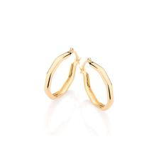 Brincos banhado ouro 3x 24k 18k e 22k femininos argola rommanel irregular 520903 Brincos banhado ouro 3x 24k 18k e 22k femininos argola rommanel irregular 520903