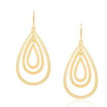 Brincos banhado ouro 3x 24k 18k e 22k femininos gotas rommanel gancho vazadas pendurada 523049 Brincos banhado ouro 3x 24k 18k e 22k femininos gotas rommanel gancho vazadas pendurada 523049