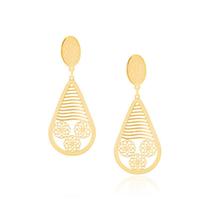 Brincos banhado ouro 3x 24k 18k e 22k femininos grandes gota flores rommanel oval vazados pendurado 523734 Brincos banhado ouro 3x 24k 18k e 22k femininos grandes gota flores rommanel oval vazados pendurado 523734
