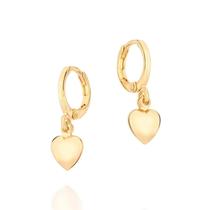 Brincos banhado ouro 3x 24k 18k e 22k ou prata 925 femininos argola coração pendurado rommanel 527146 327146 Brincos banhado ouro 3x 24k 18k e 22k ou prata 925 femininos argola coração pendurado rommanel 527146 327146