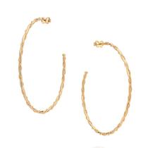 Brincos banhado ouro 3x 24k 18k e 22k ou prata 925 femininos argola grandes rommanel torcido 527156 327156 Brincos banhado ouro 3x 24k 18k e 22k ou prata 925 femininos argola grandes rommanel torcido 527156 327156