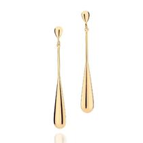 Brincos banhado ouro 3x 24k 18k e 22k ou prata 925 femininos grandes gota rommanel pendurada 526966 326966