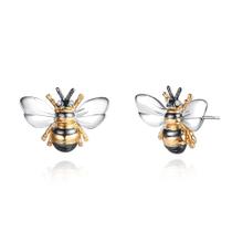 Brincos Barzel banhados a ouro 18K Shimmering Bumble Bee