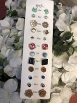 Brincos bijuteria kit com 12 pares Brincos bijuteria kit com 12 pares