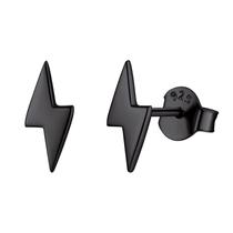 Brincos ChicSilver Lightning Bolt em prata esterlina 925