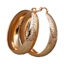 Brincos Circulares Com Padrão Retrô, Presente Elegante E Feminino Para Mãe Brincos Circulares Com Padrão Retrô, Presente Elegante E Feminino Para Mãe