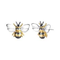 Brincos De Abelha Com Pérolas Simuladas E Zircônia Cúbica Para Meninas - Joias Femininas Para Uso