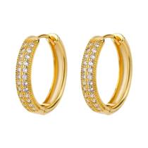 Brincos De Aço Inoxidável Com Zircônia Cúbica Em Formato De U, Joias Geométricas, Presente Para