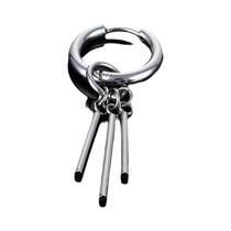 Brincos De Aço Inoxidável Unissex Estilo Hip Hop Punk Com Pingente De Osso De Orelha Taigang Brincos De Aço Inoxidável Unissex Estilo Hip Hop Punk Com Pingente De Osso De Orelha Taigang