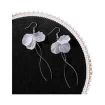 Brincos De Acrílico Branco Com Franjas Para Mulheres, Joias Para Casamento Coreano, Presente Para Brincos De Acrílico Branco Com Franjas Para Mulheres, Joias Para Casamento Coreano, Presente Para
