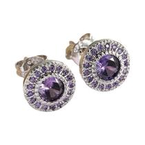 Brincos De Acupuntura Com Zircônia Cúbica Para Emagrecimento E Drenagem Linfática Femininos