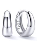 Brincos de argola ChicSilver Small Silver, prata esterlina 925