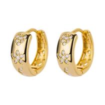 Brincos De Argola De Aço Inoxidável Com Zircônia Arco-Íris Para Mulheres, Joias De Luxo Em Alta Brincos De Argola De Aço Inoxidável Com Zircônia Arco-Íris Para Mulheres, Joias De Luxo Em Alta