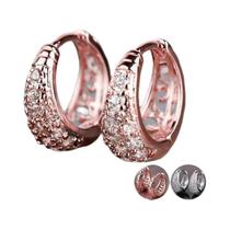 Brincos De Argola Elegantes Com Pedra CZ Para Mulheres, Joias Circulares Delicadas Para Casamento, Brincos De Argola Elegantes Com Pedra CZ Para Mulheres, Joias Circulares Delicadas Para Casamento,