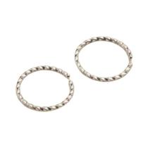 Brincos De Argola Em Aço Inoxidável 316L 20G Com Design Torcido 0.8x8mm Para Septo, Hélice, Nariz, Brincos De Argola Em Aço Inoxidável 316L 20G Com Design Torcido 0.8x8mm Para Septo, Hélice, Nariz,