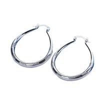 Brincos De Argola Em Prata Esterlina 925 Com Padrão De Lua De 40mm Para Mulheres, Joias De Moda, Brincos De Argola Em Prata Esterlina 925 Com Padrão De Lua De 40mm Para Mulheres, Joias De Moda,