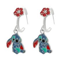 Brincos De Argola Em Prata Esterlina 925 Para Mulheres, Joias Redondas Com Estampa De Flor Da Miniso