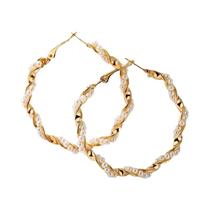 Brincos de Argola Grandes Dourados - Estilo Punk e Charme para Festa