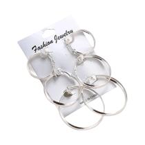 Brincos de Argola Grandes Vintage para Mulheres - Estilo Punk