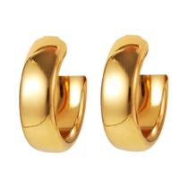 Brincos De Argola Grossos E Elegantes Para Mulheres, Estilo Retrô, Simples, Em Metal, Grande, Para Brincos De Argola Grossos E Elegantes Para Mulheres, Estilo Retrô, Simples, Em Metal, Grande, Para