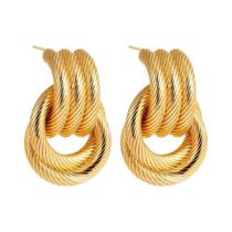 Brincos De Argola Lisa Em Aço Inoxidável Joias Exquisitas Brincos De Estilo C-Ring De Alta Qualidade Brincos De Argola Lisa Em Aço Inoxidável Joias Exquisitas Brincos De Estilo C-Ring De Alta Qualidade