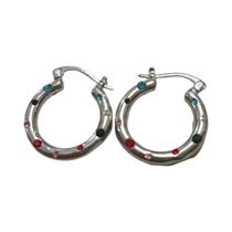 Brincos De Argola Redonda Em Aço Inoxidável Com Cristal Dourado Para Mulheres, Joias De Pérola