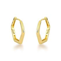 Brincos de Argola Semijoia Dourados - Estilo Contemporâneo e Sofisticado Brincos de Argola Semijoia Dourados - Estilo Contemporâneo e Sofisticado