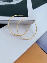 Brincos de base Argolas douradas folheado a Ouro Brincos de base Argolas douradas folheado a Ouro
