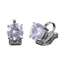 Brincos De Clip Redondos Em Zircônia Cúbica Dourada Para Mulheres, Joias De Metal Com Cristal Para Brincos De Clip Redondos Em Zircônia Cúbica Dourada Para Mulheres, Joias De Metal Com Cristal Para