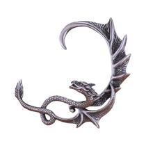 Brincos De Clipe De Orelha De Dragão Em Aço Inoxidável Estilo Gótico Punk Para Mulheres, Joias Para