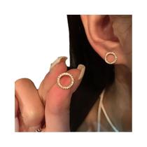 Brincos De Cristal Com Agulha De Prata S925 Na Cor Dourada Para Mulheres, Joias De Moda, Presente, Brincos De Cristal Com Agulha De Prata S925 Na Cor Dourada Para Mulheres, Joias De Moda, Presente,
