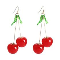 Brincos De Cristal Vermelho Em Forma De Cereja Para Mulheres, Joias De Moda Para Festas E Presentes Brincos De Cristal Vermelho Em Forma De Cereja Para Mulheres, Joias De Moda Para Festas E Presentes