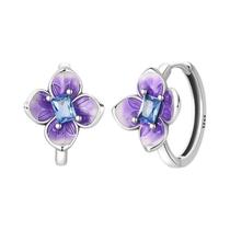 Brincos De Estrela-do-mar Coloridos Com Concha E Borboleta Em Prata Esterlina 925, Joias Finas De