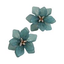 Brincos de Flor Cúbica Colorida - Estilo Boêmio para Mulheres - Joias Kymyad