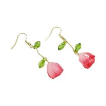 Brincos de Flor de Cerejeira - Românticos e Elegantes - Pingentes de Borla Rosa