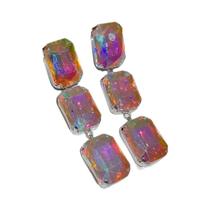 Brincos De Franjas Com Strass Para Mulheres, Joias De Designer Luxuosas, Personalidade Exagerada