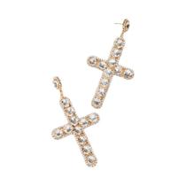 Brincos De Luxo Femininos Com Design Cruzado E Cristais Coloridos, Joias Para Casamento E Festas, Brincos De Luxo Femininos Com Design Cruzado E Cristais Coloridos, Joias Para Casamento E Festas,