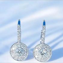 Brincos de Noiva Românticos com CZ - Joias Elegantes para Casamento e Festa