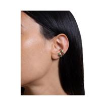 Brincos De Orelha Em Camadas Duplas Na Cor Dourada, Sem Perfuração, Para Mulheres, Joias Clássicas