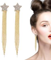 Brincos de pendurar longo Forest soul