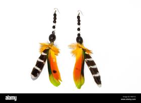 Brincos de pendurar longo Forest soul