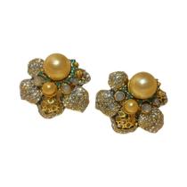 Brincos De Pérola E Diamante Com Agulha De Prata Vintage, Estilo Europeu Americano, Moda E Brincos De Pérola E Diamante Com Agulha De Prata Vintage, Estilo Europeu Americano, Moda E