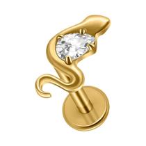 Brincos De Piercing Corporal Em Titânio Com Zircônia Estrela E Coração CZ Para Lábio, Hélice, Tragus